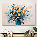 Tableaux Peinture de fleurs dans un vase