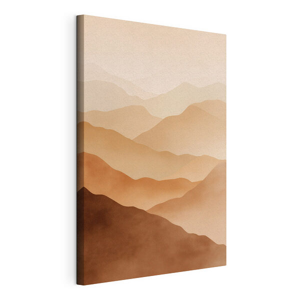 Tableaux Chaîne de montagnes dans le brouillard
